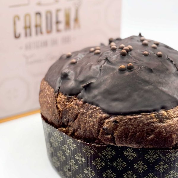 Sacher – Dark Chocolate and Pellecchiella Apricot Panettone